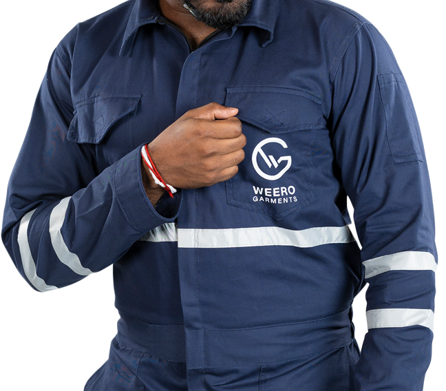High-quality industrial safety overall for workers in Sri Lanka - Weero Garment